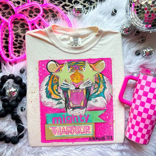 Mighty Warrior Tiger Tee - The Pointe Boutique