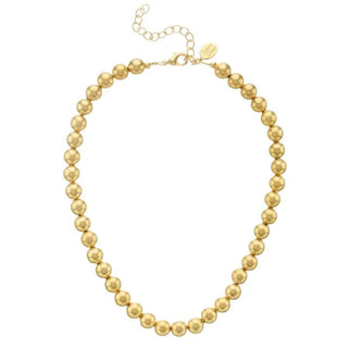 Mini Margaret Gold Bead Necklace - The Pointe Boutique
