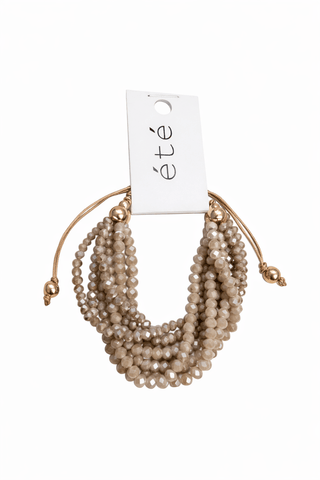 Multi - Strand Beaded Bracelet - The Pointe Boutique