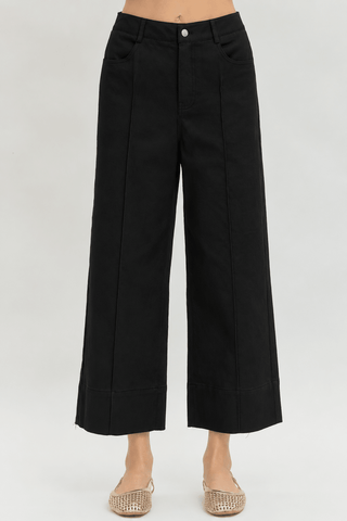 Nancy Black Pants - The Pointe Boutique