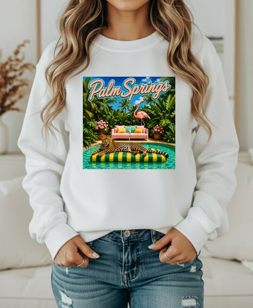 Palm Springs Tshirt - The Pointe Boutique