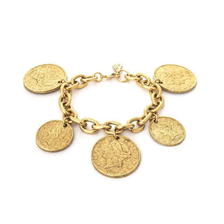 Piera Coin Bracelet - The Pointe Boutique