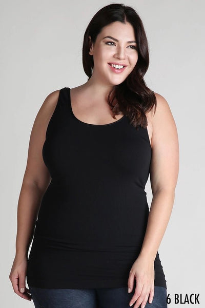 Plus Size Tank Top Jersey - The Pointe Boutique