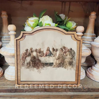 Provincial Last Supper Framed Art - The Pointe Boutique