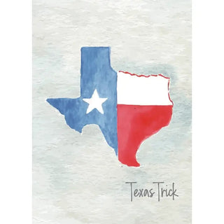 Texas themed illustrated playing cards