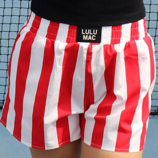 Red Darby Boxer Shorts - The Pointe Boutique