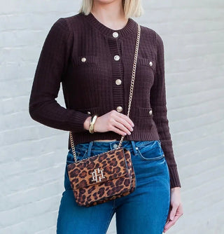 Rory Crossbody Spotted Saddle - The Pointe Boutique