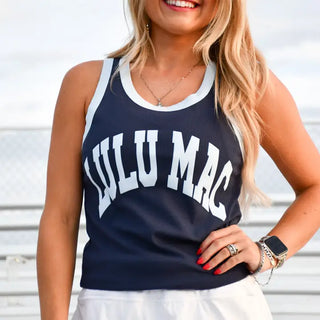 Navy/White Lulu Tank