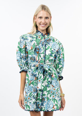 Scallop Front Dress - The Pointe Boutique