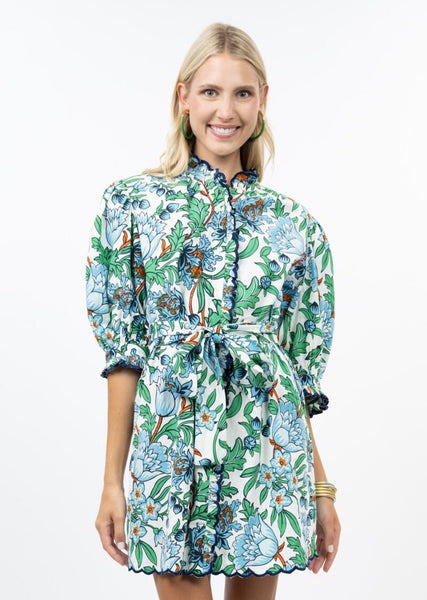 Scallop Front Dress - The Pointe Boutique