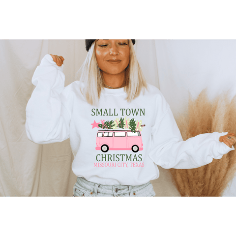 Small Town Christmas Sweatshirt - The Pointe Boutique