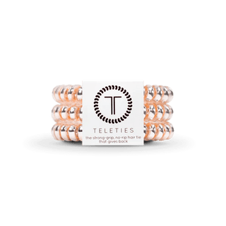 Spiral Hair Coils | Small | Millennial Pink Hair Ties - The Pointe Boutique