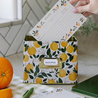 Tin Recipe Box - The Pointe Boutique