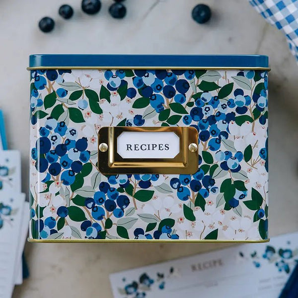 Tin Recipe Box - The Pointe Boutique