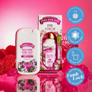 Poo-Pourri Pink Citron pocket sprayer