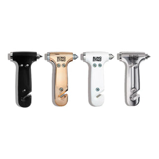 car escape hammer keychains in assorted colors