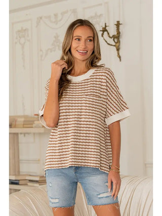 The Taylor Mocha Top