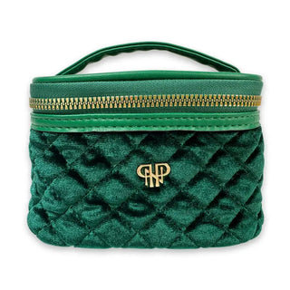 emerald quilted velvet jewelry case