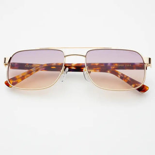 Vesper Unisex Aviator Sunglasses - Gold/Sunset - The Pointe Boutique