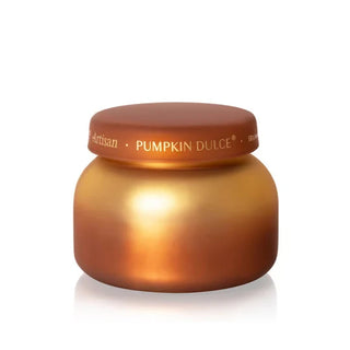 a copper jar for fall candle