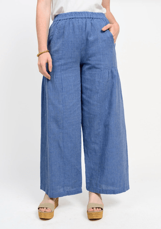 Wide Leg Stripe Pant - The Pointe Boutique