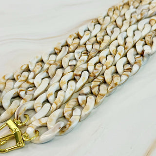 Wink Lynk Multi Function Phone Lanyard Swirl Cream - The Pointe Boutique