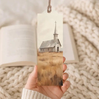 Wood Bookmark Church - The Pointe Boutique