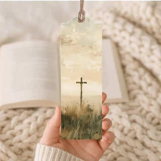 Wood Bookmark Cross - The Pointe Boutique
