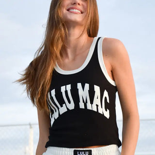 Black/White Lulu Tank