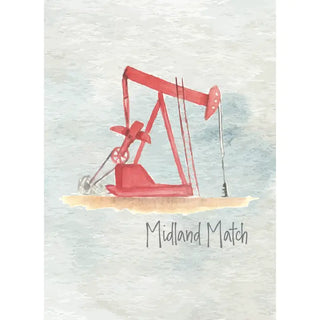 Midland themed illustrated matching card game
