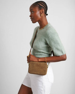 Avery Small Crossbody Bag-Caramel Quilted