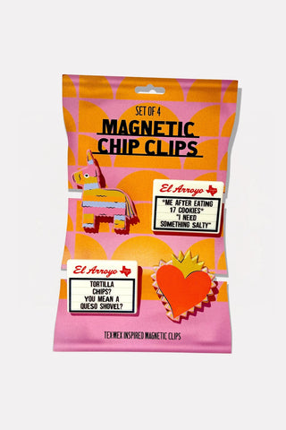 package of 4 magnetic chip clips