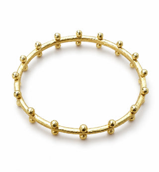 The Golden Orbit Studded Bangle