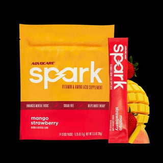 Spark Mango Strawberry energy drink mix box