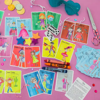 illustrated Old Maid card game