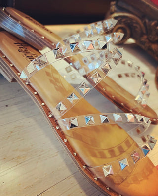 Clear Beach Please Sandals - The Pointe Boutique